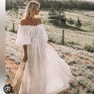Hazel and folk emmaline gown Rosewater